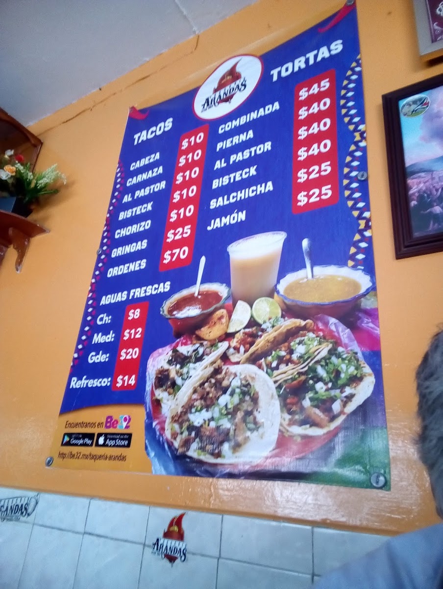 Loncheria Arandas Menu - Image 1